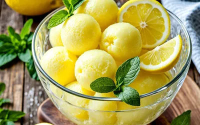 Recette facile de sorbet au citron maison rafraîchissant