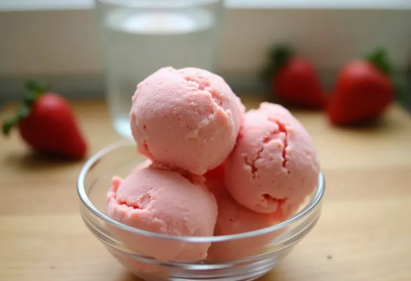 Sorbet Fraise Maison Facile et Rafraîchissant