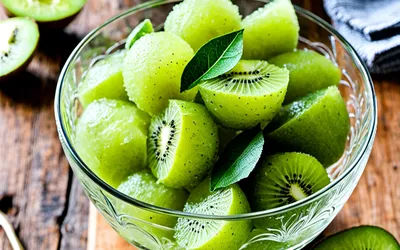 Recette facile de sorbet kiwi citron vert maison, rafraîchissant et naturel
