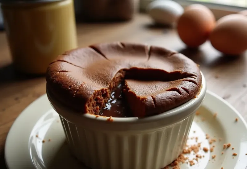 Soufflé au chocolat fondant et aérien : recette facile pour un dessert gourmand
