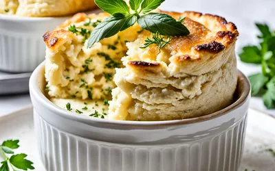 Soufflé au crabe léger et savoureux - recette facile pour une personne