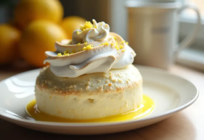 Soufflé glacé au citron meringué : dessert frais et aérien