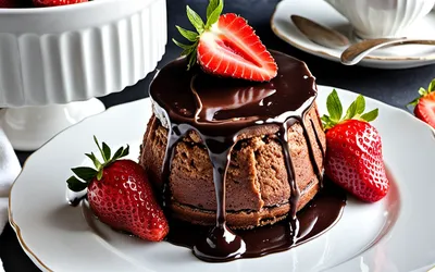 Soufflé aux fraises et chocolat : recette facile et gourmande