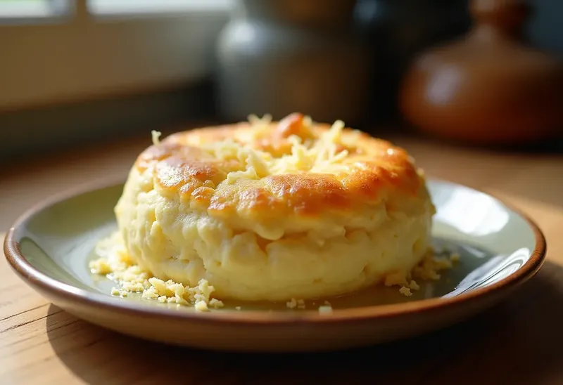Soufflé léger à la purée de pommes de terre