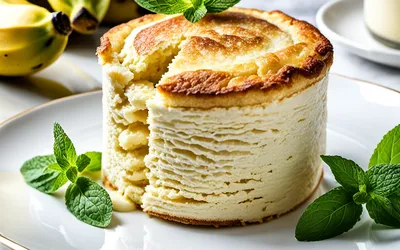 Soufflé à la banane léger et moelleux - recette facile et rapide
