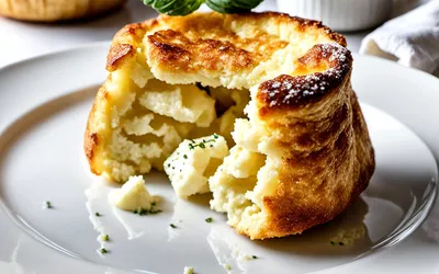 Soufflé moelleux à la mozzarella et à l'emmental - recette facile et rapide