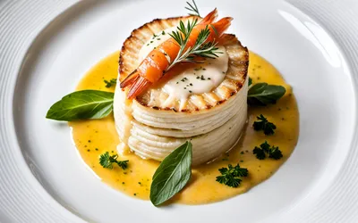 Soufflés de sole légers à la sauce Nantua onctueuse - Recette française raffinée