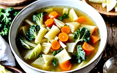 Soupe au chou savoureuse et réconfortante - recette facile et rapide