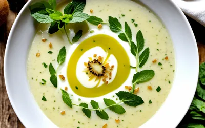 Soupe crémeuse au kiwi gold : recette fraîche et onctueuse facile