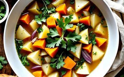 Image de la recette Soupe de Minuit Réconfortante aux Légumes et Épices