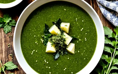 Soupe d'orties fraîche et savoureuse : recette facile et saine