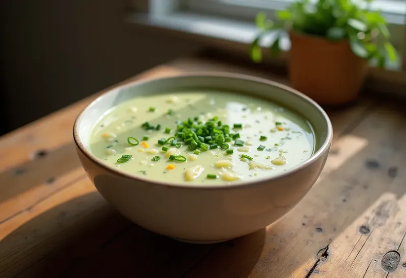 Soupe fraîche de concombre et pommes de terre glacées, recette légère et savoureuse