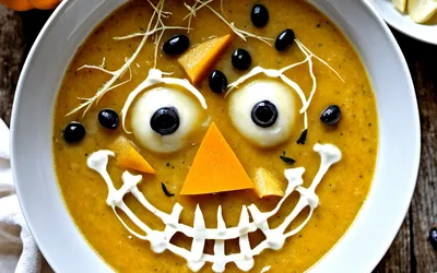 Soupe Halloween aux yeux effrayants : recette originale et gourmande