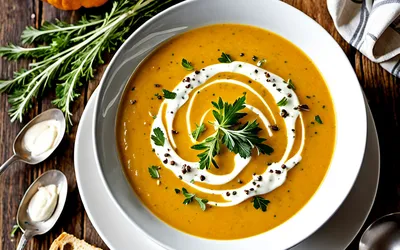 Soupe légère de potiron facile et rapide à préparer