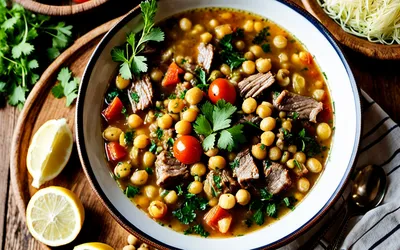 Photo de Recette Authentique de Hrira Marocaine - Soupe Traditionnelle Épicée