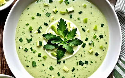 Soupe onctueuse aux céleri et courgettes : recette facile et saine