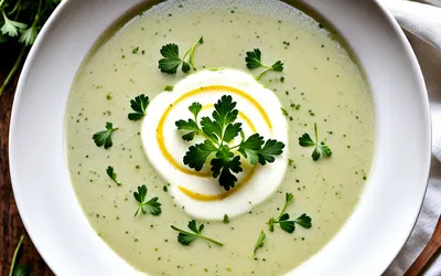 Soupe onctueuse aux navets et cerfeuil frais - Recette facile et saine