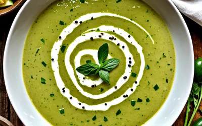Soupe onctueuse de courgette au curry : recette facile et rapide