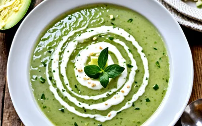 Soupe onctueuse de courgettes à la Vache qui rit - recette facile et rapide