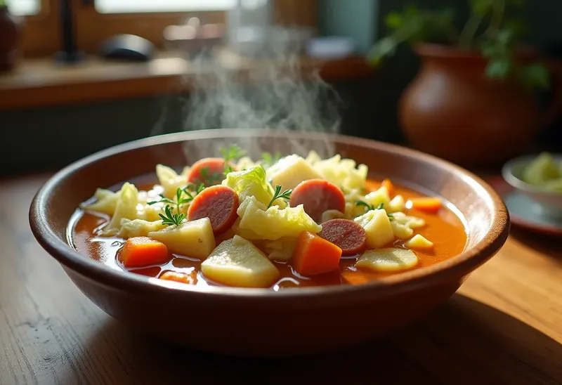 Soupe Portugaise au Chou Traditionnelle et Réconfortante