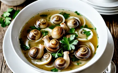 Soupe d'escargots au fenouil : recette raffinée et facile