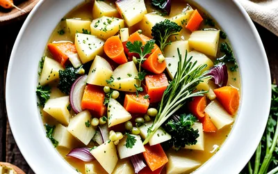 Soupe d'hiver aux pommes de terre facile et réconfortante