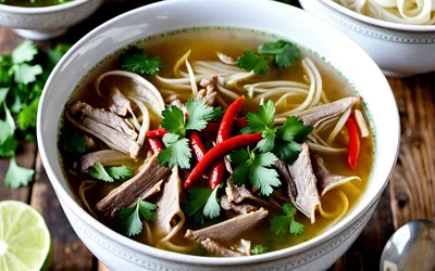 Recette Soupe Tonkinoise Authentique - Facile et Rapide