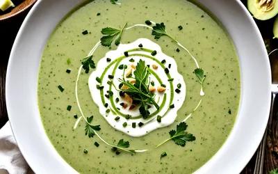 Soupe verte onctueuse aux courgettes et poireaux - recette facile et rapide