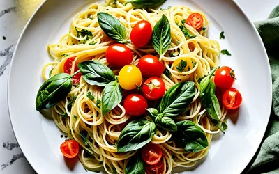 Recette facile de spaghetti aux légumes d'été frais et savoureux
