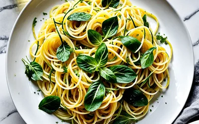 Spaghettis aux Calmars et Courgettes : Recette Facile et Savoureuse