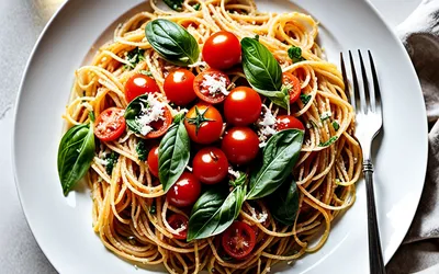 Recette facile de spaghettis complets savoureux pour une personne