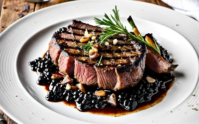 Recette facile de steak au poivre flambé au cognac avec sauce crémeuse