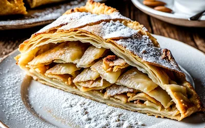 Strudel aux poires fondant et croustillant : recette facile et gourmande