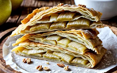 Strüdel aux pommes et noix : recette facile et gourmande