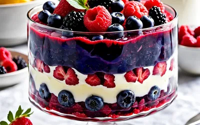 Summer pudding aux fruits rouges frais : recette estivale facile et gourmande