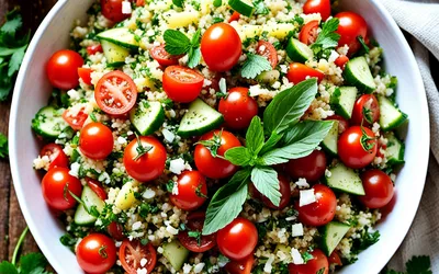 Recette de Taboulé Libanais Frais et Facile à Préparer