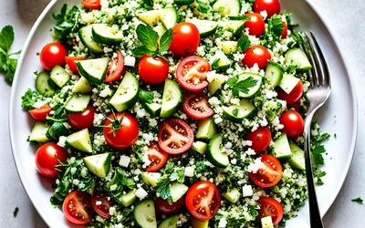 Recette de Taboulé Libanais Frais et Léger - Facile et Rapide