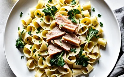 Tagliatelles au thon et artichauts : recette facile et savoureuse