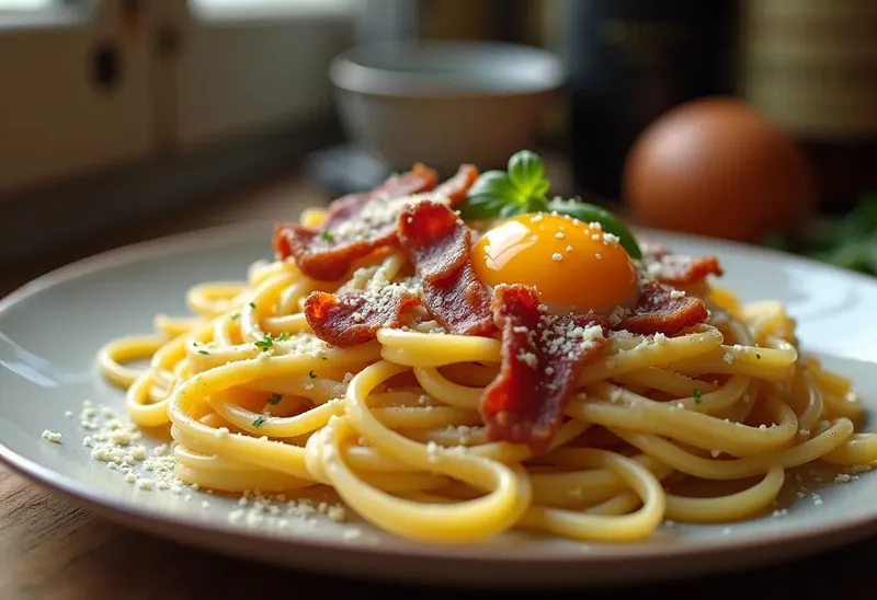 Tagliatelles Carbonara au Vinaigre Balsamique : Recette Gourmande et Authentique