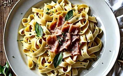 Recette facile de tagliatelles au roquefort et jambon savoureuse