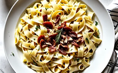 Recette facile de tagliatelles aux endives et lardons croustillants