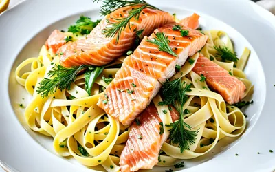 Recette facile de tagliatelles au saumon frais et crème citronnée