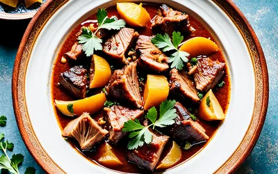 Recette facile de tajine d'agneau aux coings fondants et épices douces