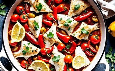 Recette facile de tajine de poisson marocain aux épices