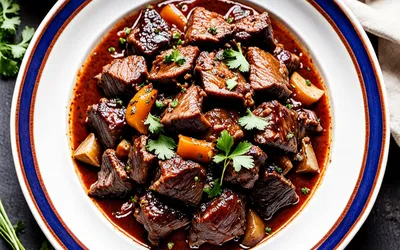 Recette authentique de tajine tunisien au bœuf et citrons confits