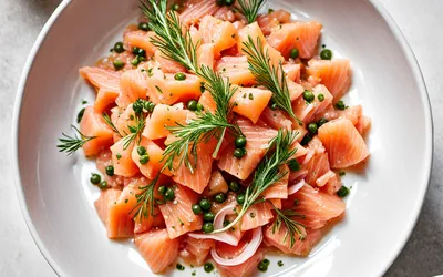 Recette facile de tartare de saumon frais - entrée rapide et saine