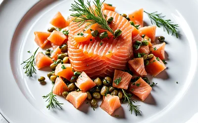 Recette facile de tartare de saumon fumé frais et gourmand