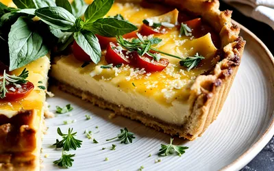 Image de la recette Tarte à la brousse fondante et parfumée