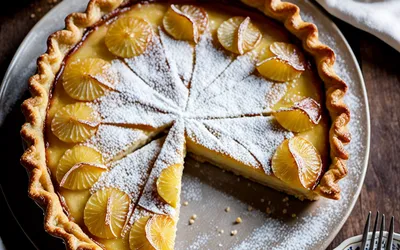 Recette facile de tarte à la crème fraîche onctueuse et gourmande