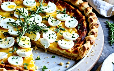 Recette facile de tarte à la feta gourmande et savoureuse